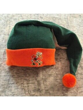 Miami Hurricanes American Needle Knit Elf Hat Beanie ONE SIZE NCAA